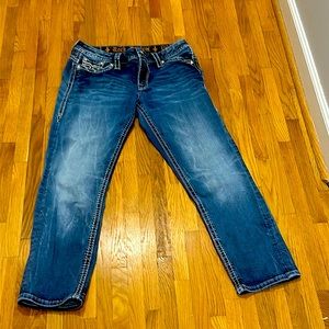 Rock Revival Crop Jeans size 28